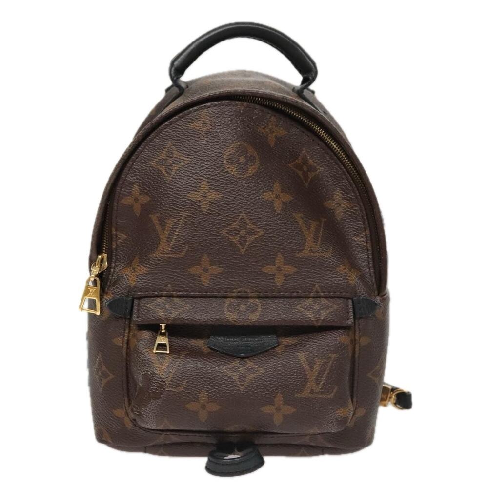 Louis Vuitton Monogram Palm Springs Mini Backpack Brown